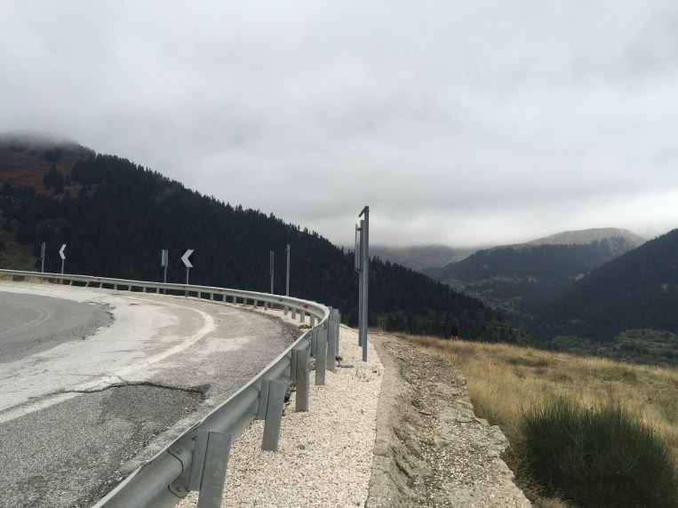 On the road to Metsovo